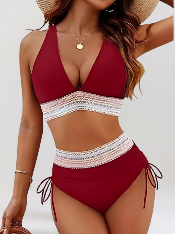 Lidia – Sada Bikiny s Kontrolou Břicha a Vysokým Pasem