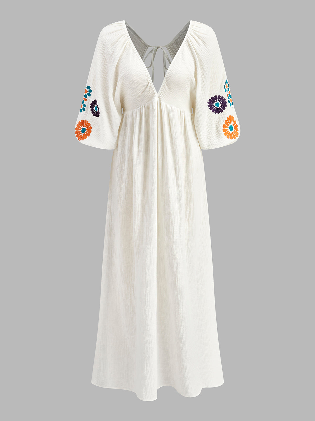 Yasmin™ | Výšivkové boho maxi šaty