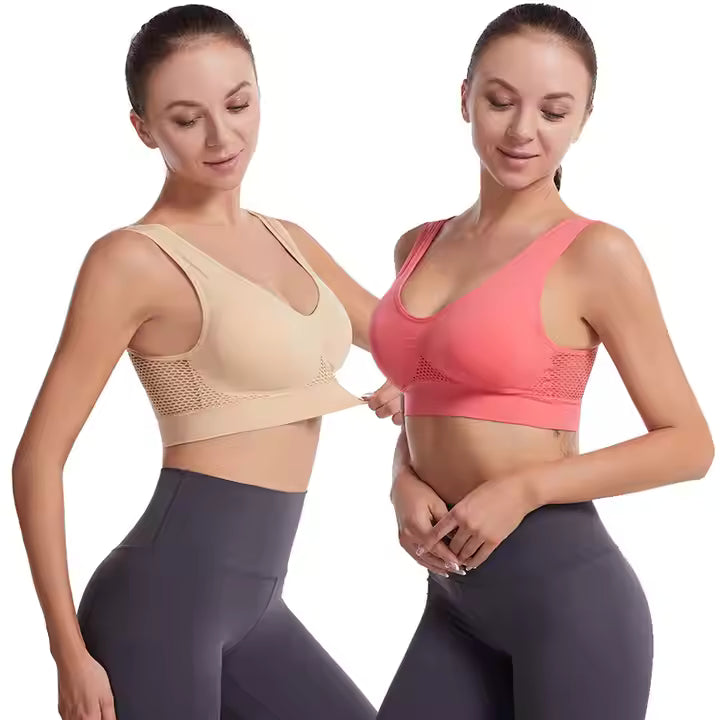 Lea™ | Ultra-prodyšná Přírodní Podprsenka s Vytahováním
