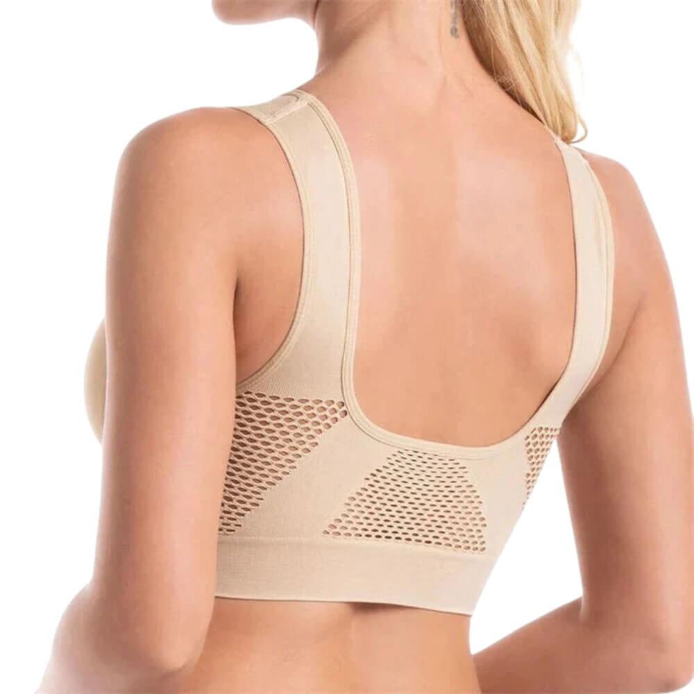 Lea™ | Ultra-prodyšná Přírodní Podprsenka s Vytahováním