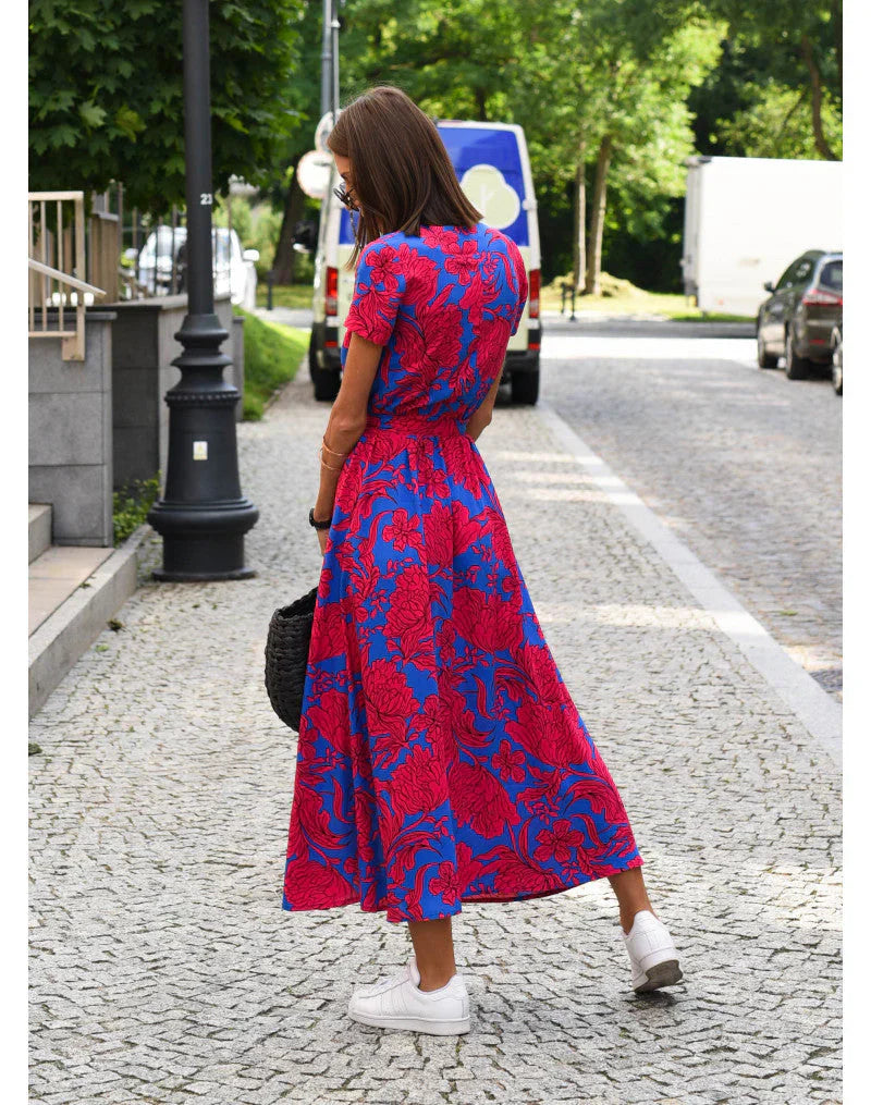 Suzanne | Elegantní šaty s výstřihem do V