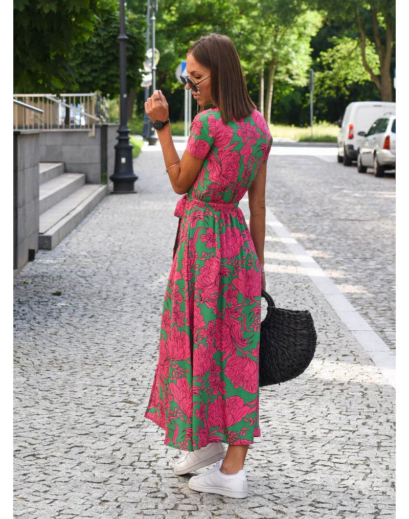 Suzanne | Elegantní šaty s výstřihem do V