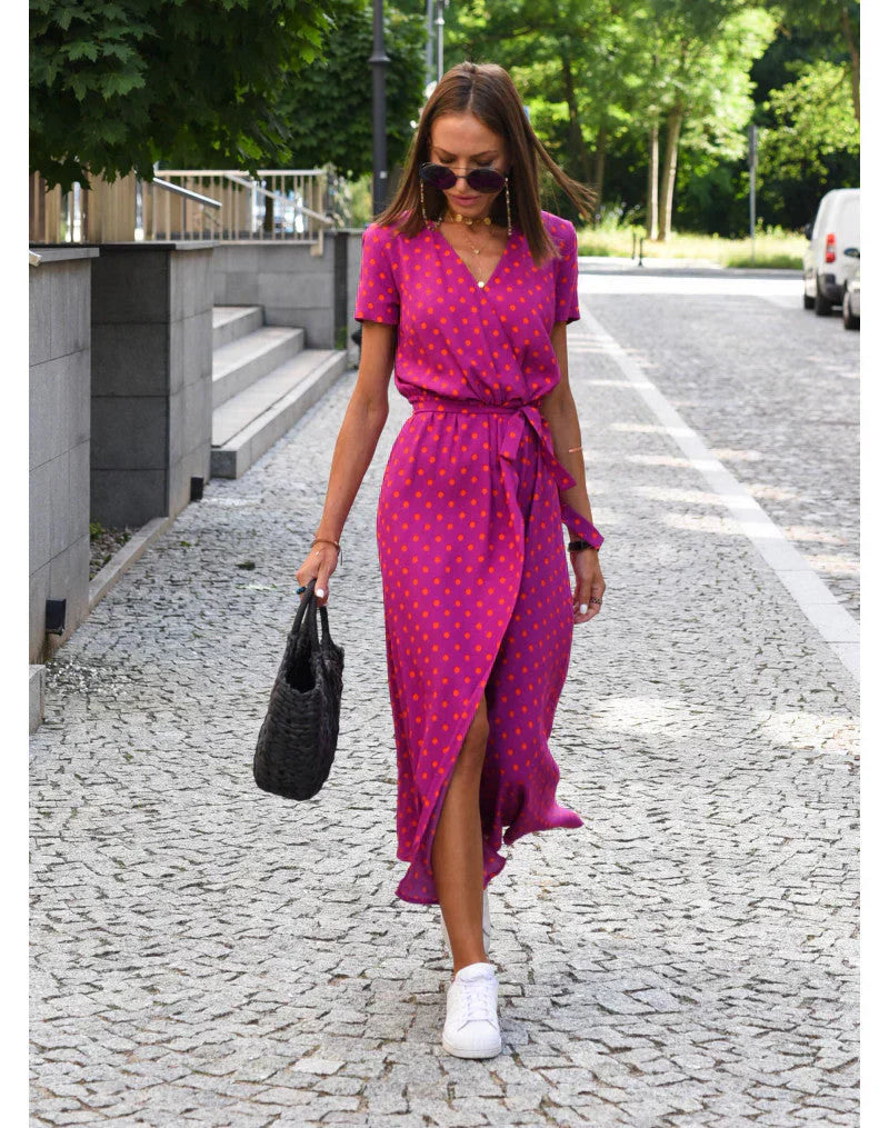 Suzanne | Elegantní šaty s výstřihem do V